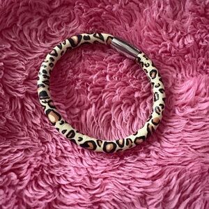 Brighton Woodstock Leopard Print Bracelet